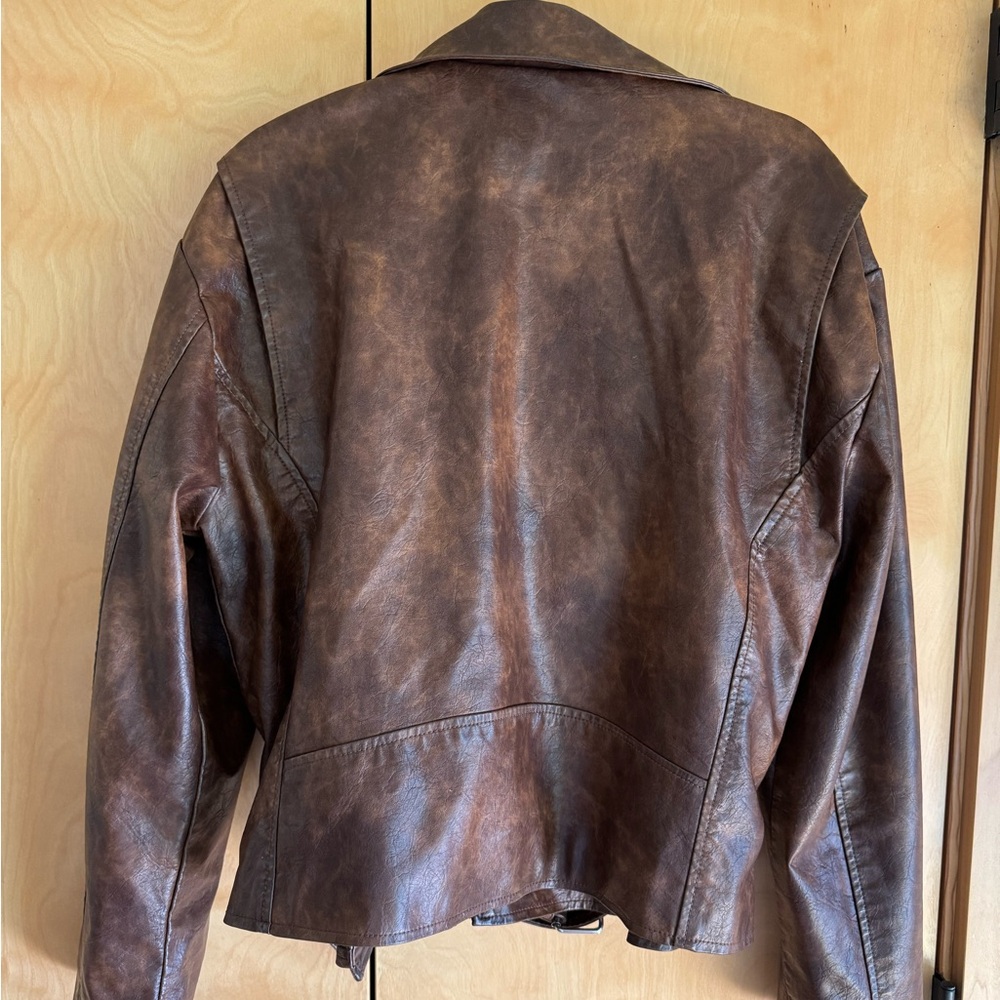 Superdown Vegan Leather Jacket - image 3